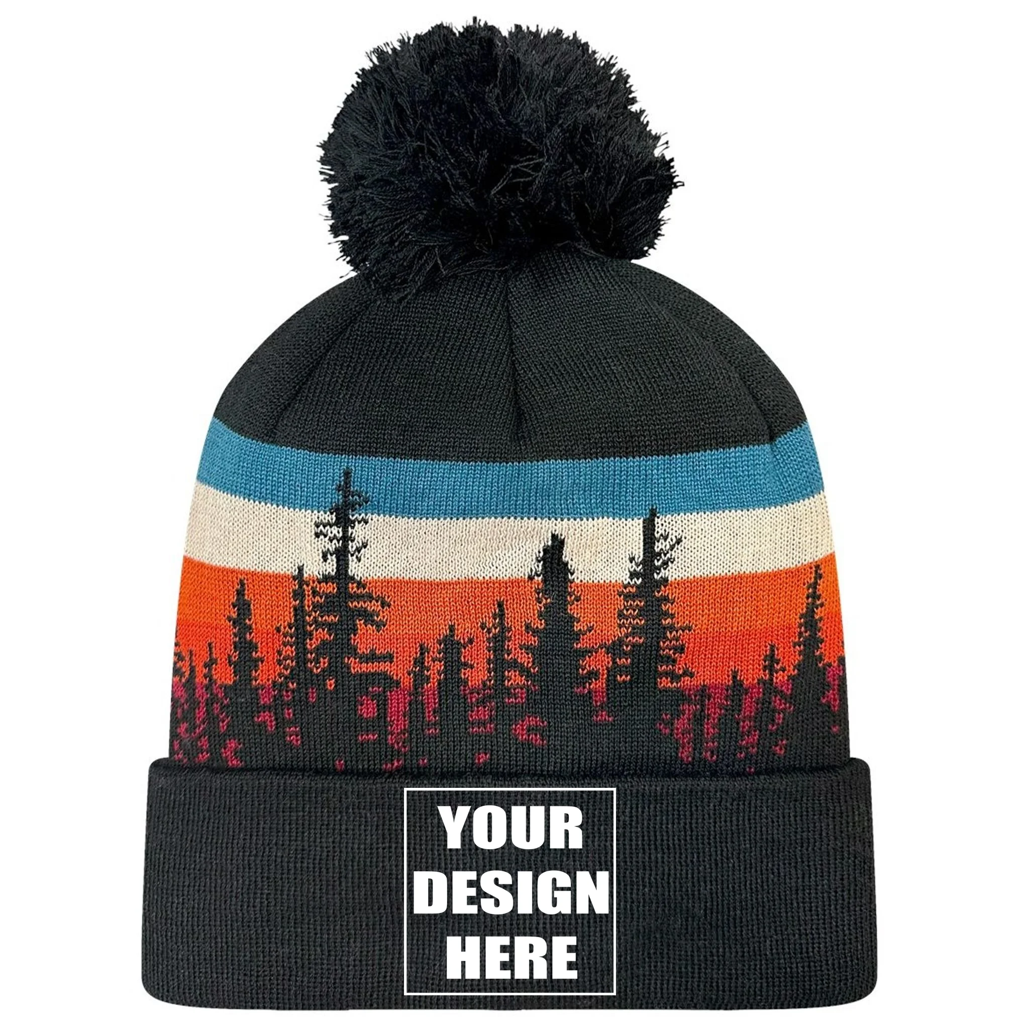 Create Your Own Custom Grand Recycled Beanie - Front