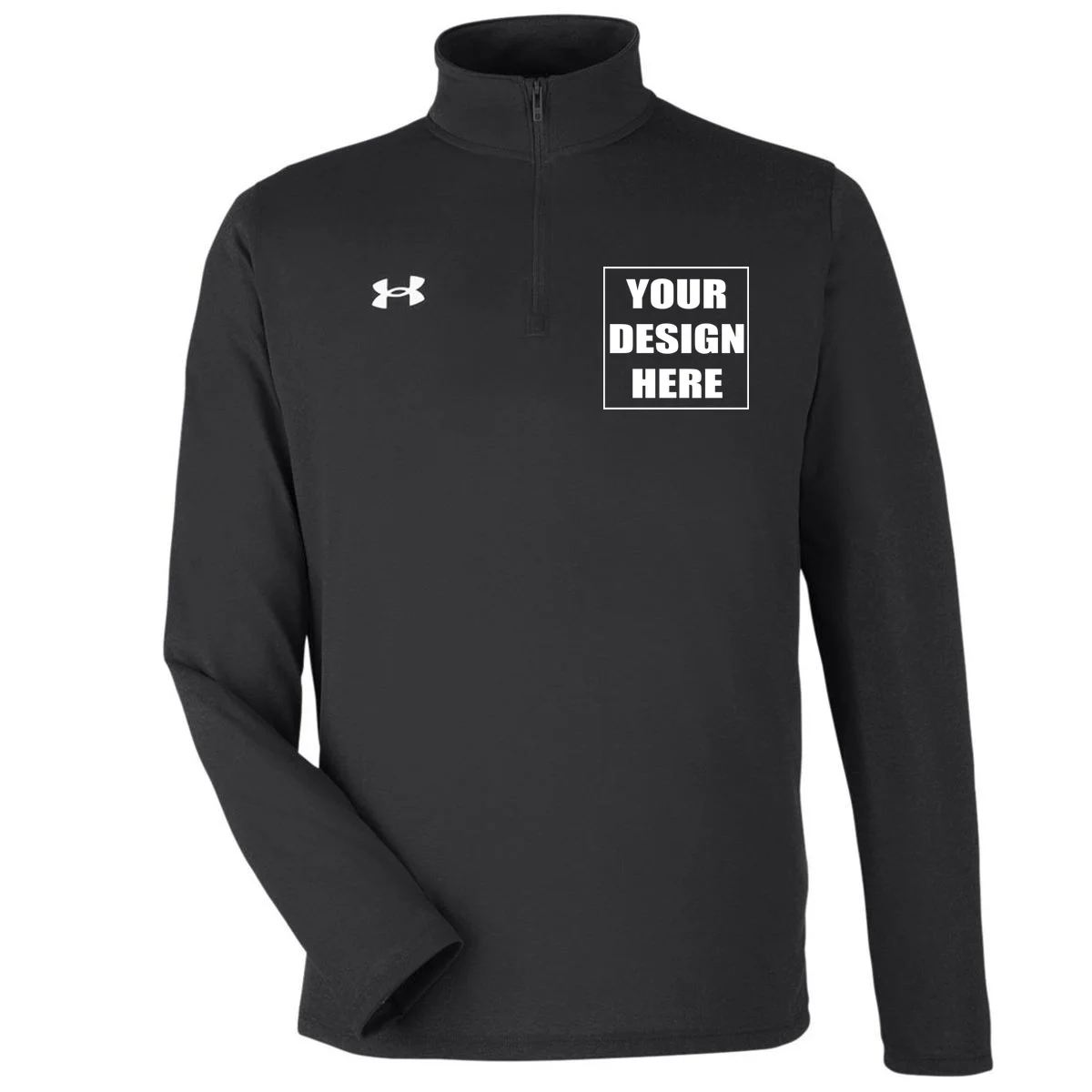 Create Your Own Custom Men's Team Tech™ Quarter-Zip Pullover - Front