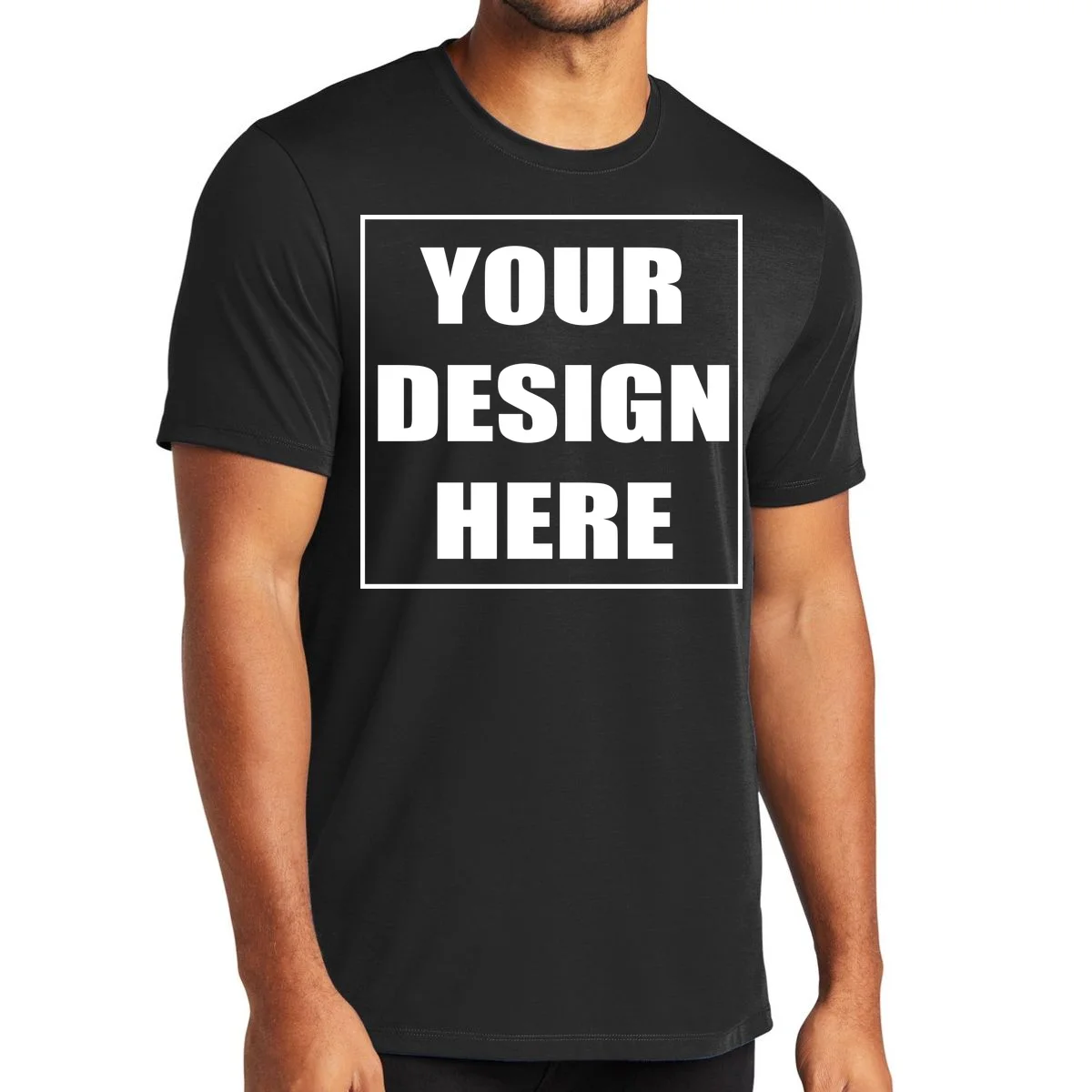 Create Your Own Custom Mercer+Mettle Stretch Jersey Crew T-Shirt - Front 1