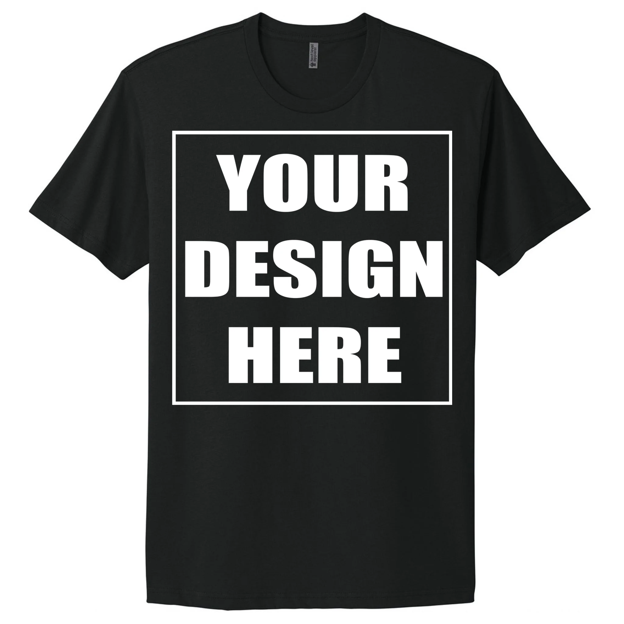 Create Your Own Custom Next Level Apparel Adult Cotton Tee. NL3600 - Front