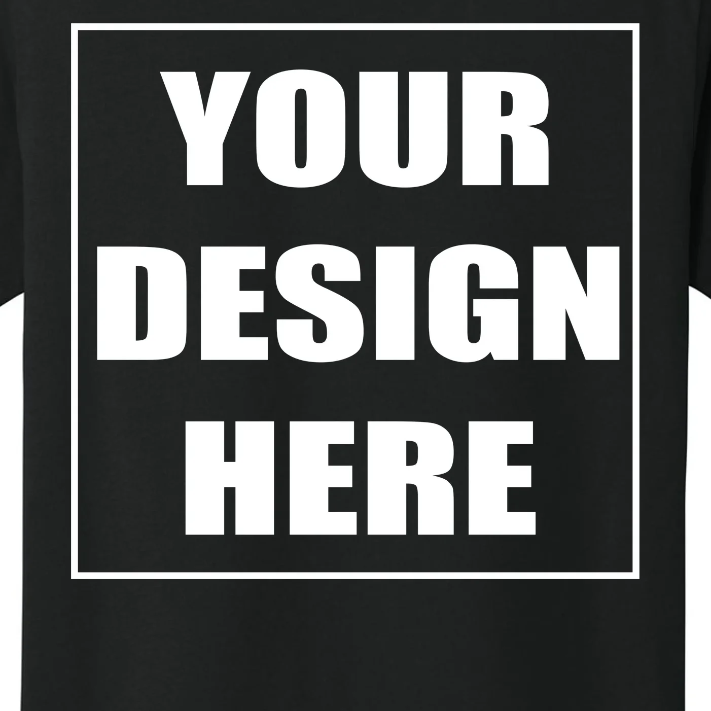 Create Your Own Custom Next Level Apparel Adult Cotton Tee. NL3600 - Front - Close-up