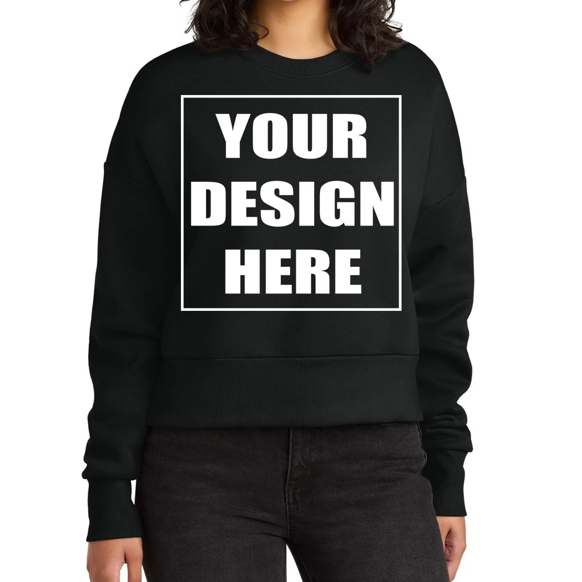 Create Your Own Custom Women's Heavyweight Sweatshirt - Front
