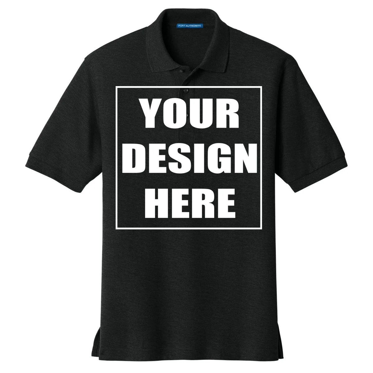 Create Your Own Custom Port Authority Silk Touch Polo - Front