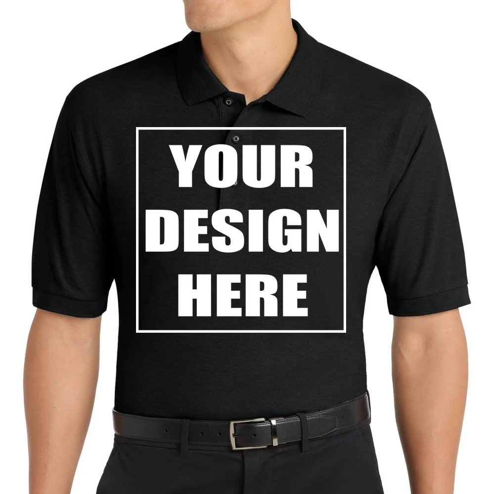 Create Your Own Custom Port Authority Silk Touch Polo - Front 1