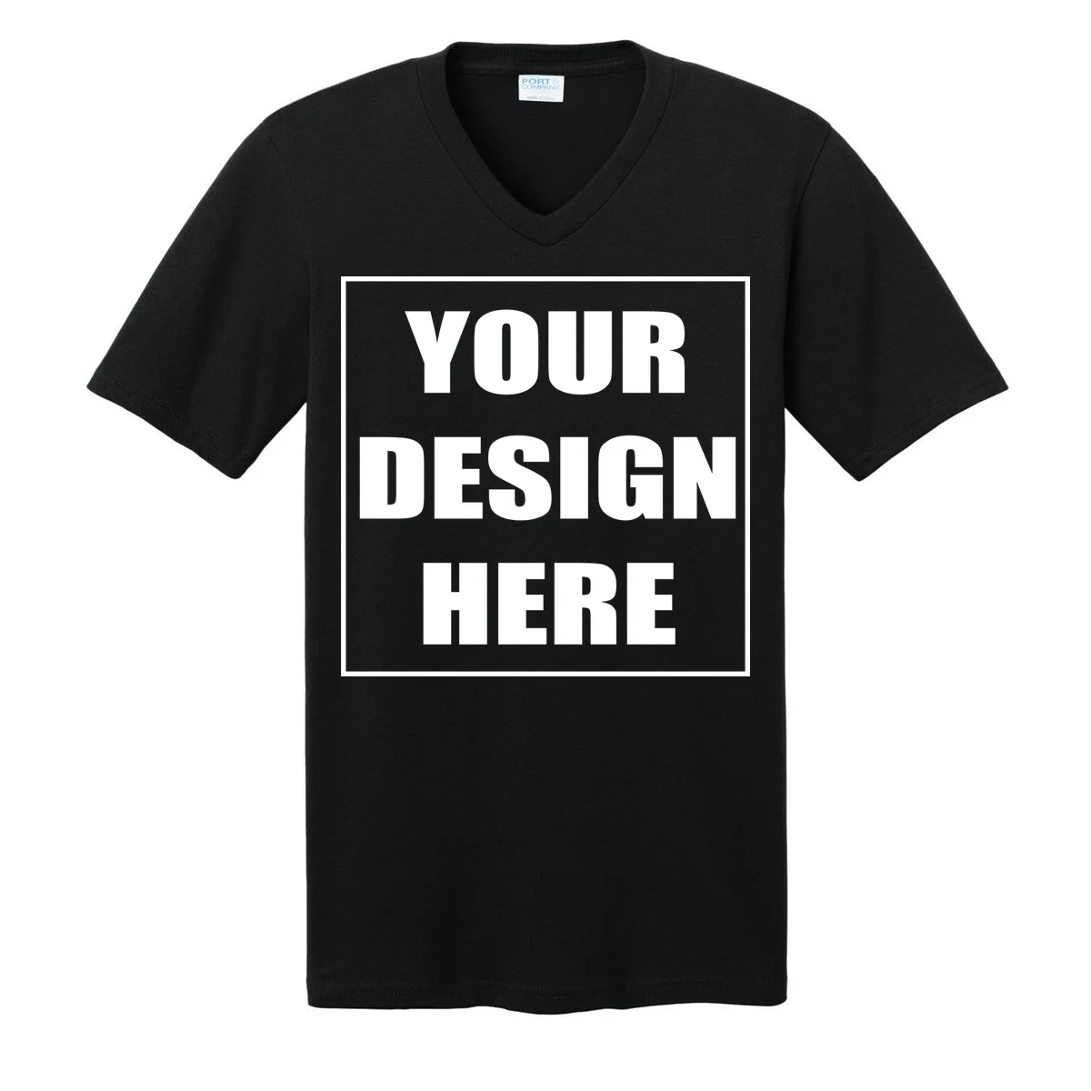 Create Your Own Custom V-Neck T-Shirt - Front 1