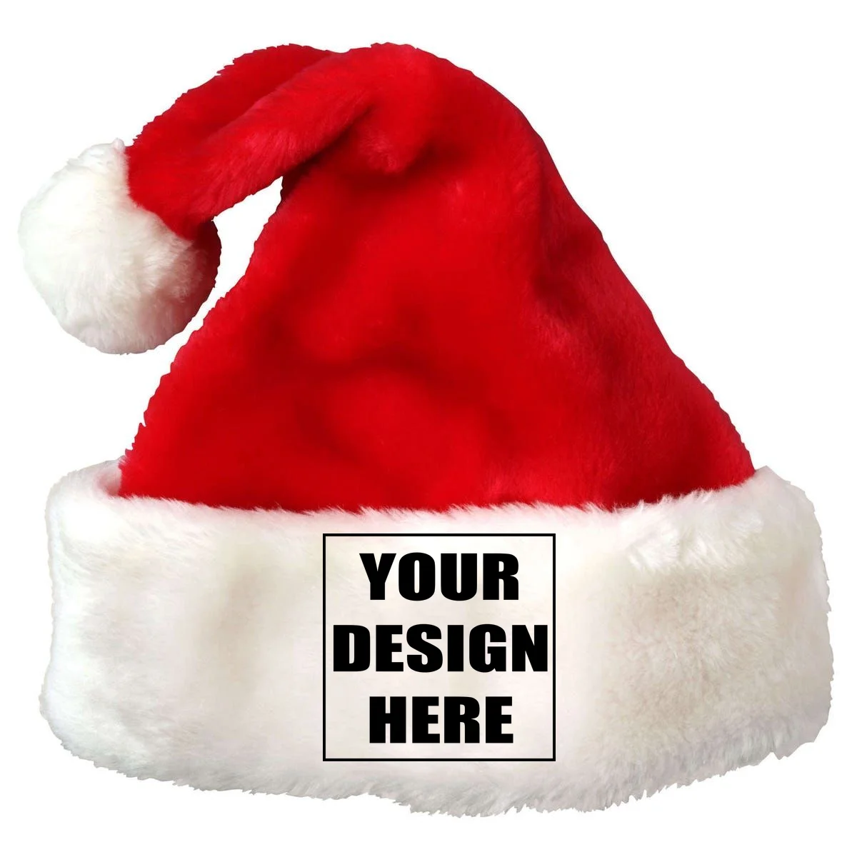 Create Your Own Custom Santa Hat - Front