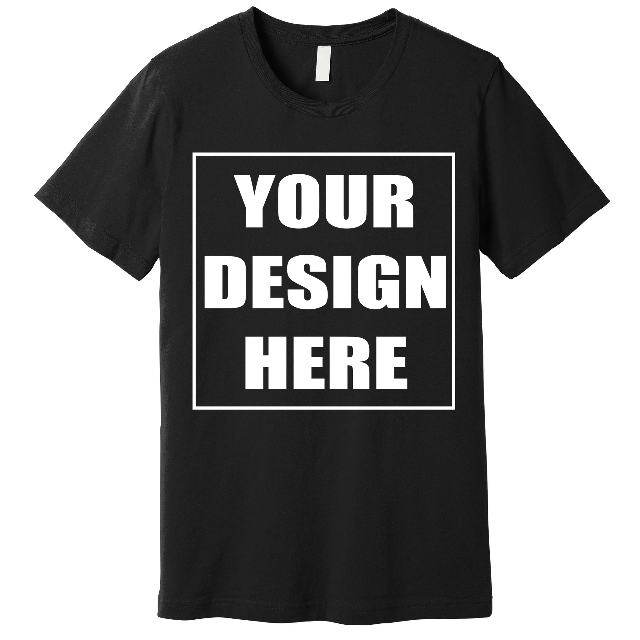 Create Your Own Custom Bella+Canvas Men's T-Shirt Front