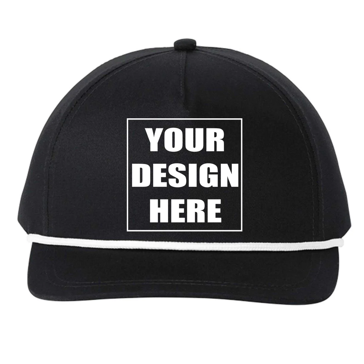 Create Your Own Custom Rope Snapback Hat - Front