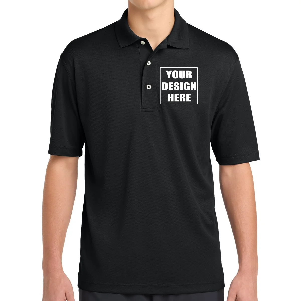 Create Your Own Custom Dri-Mesh Polo - Front