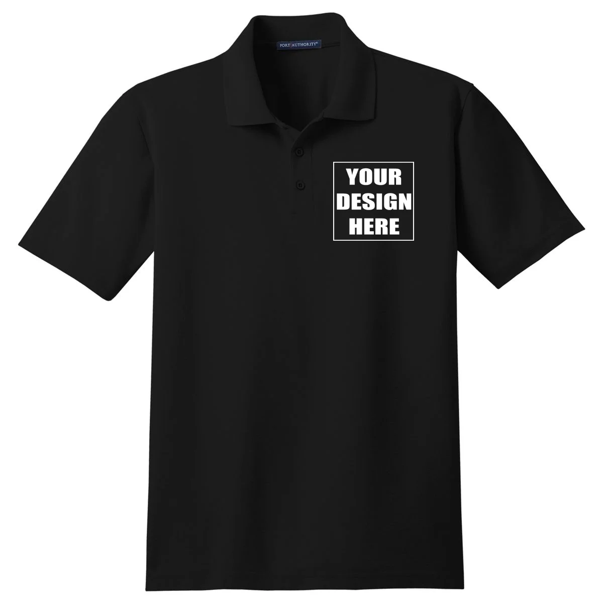 Create Your Own Custom Tall Stain-Release Polo - Front