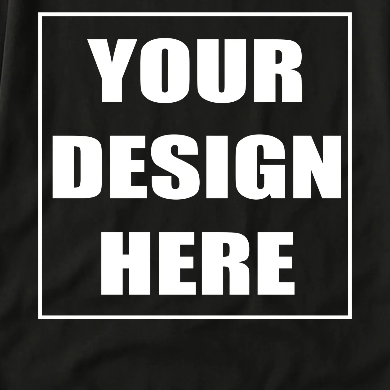 Create Your Own Custom Tall T-Shirt - Front - Close-up