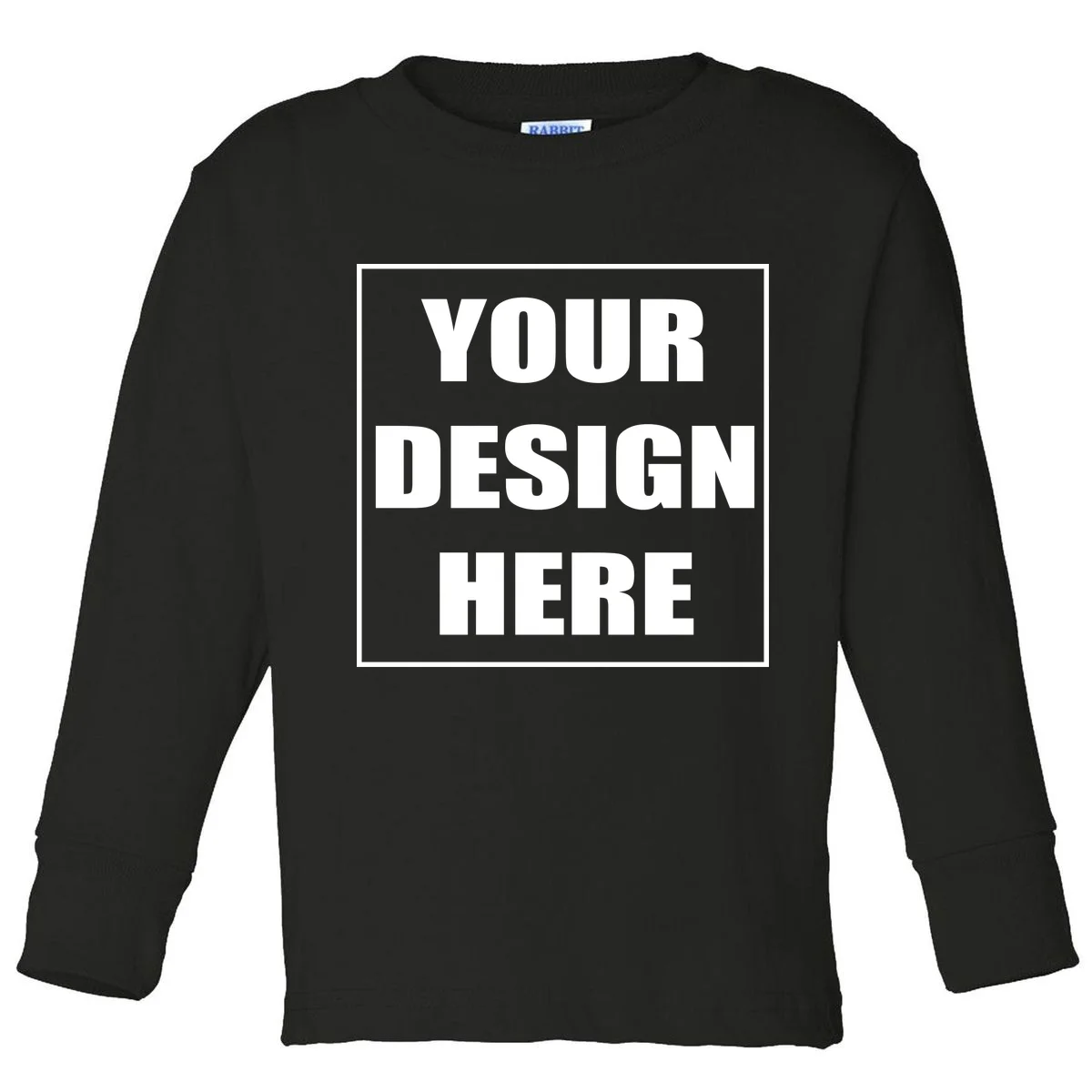 Create Your Own Custom Toddler Long Sleeve Shirt - Front