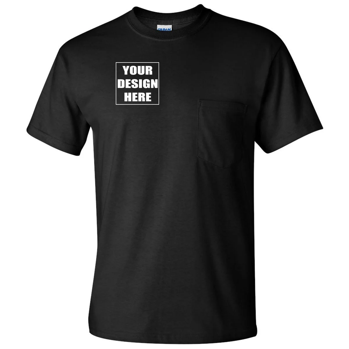 Create Your Own Custom Pocket T-Shirt - Front