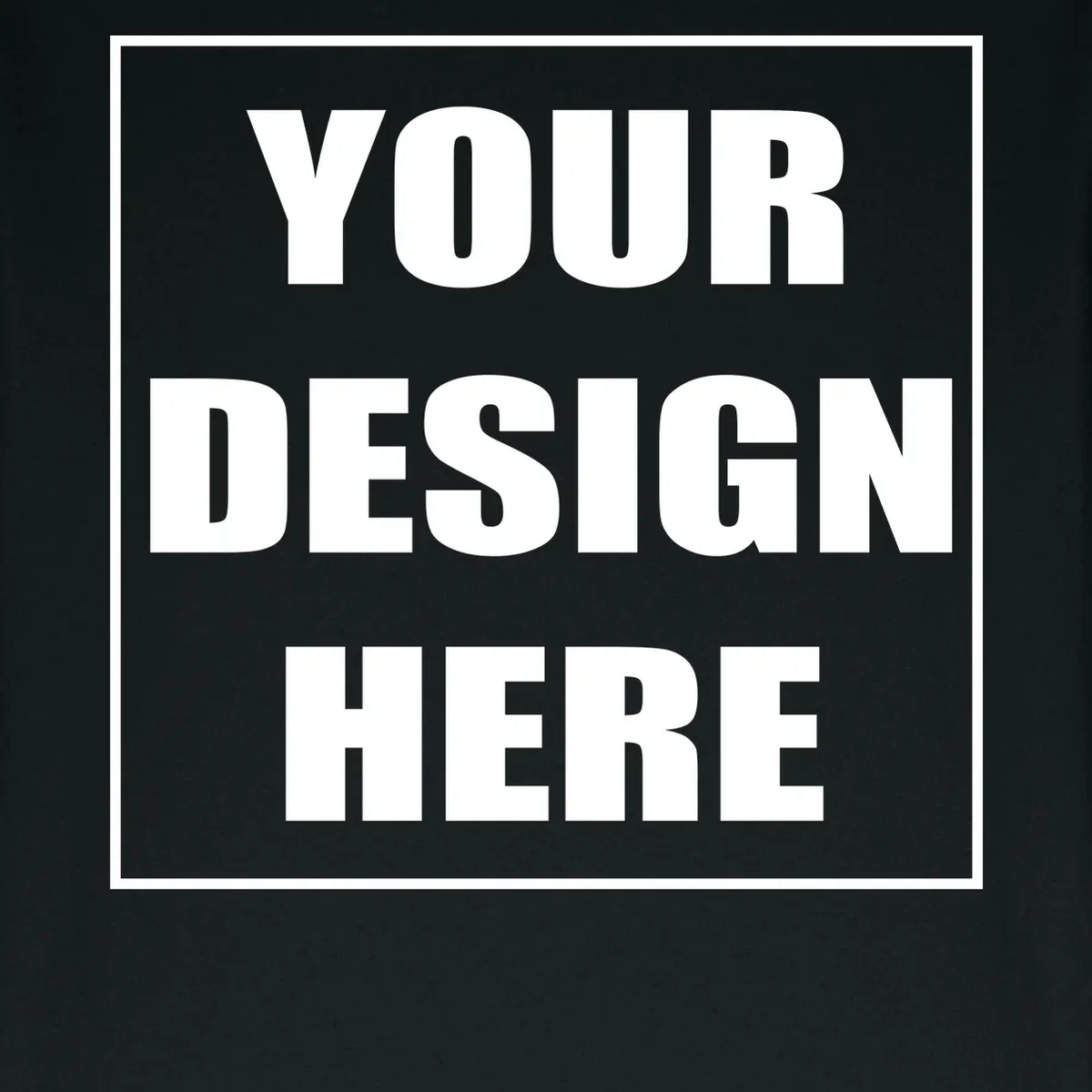 Create Your Own Custom Heavyweight T-Shirt - Front - Close-up