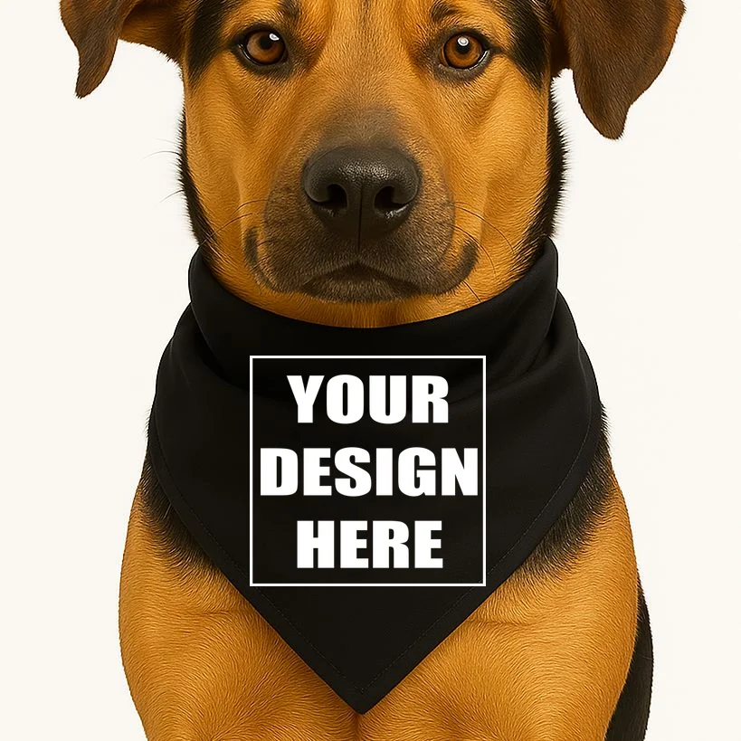 Create Your Own Custom Doggie Bandana - Front 1