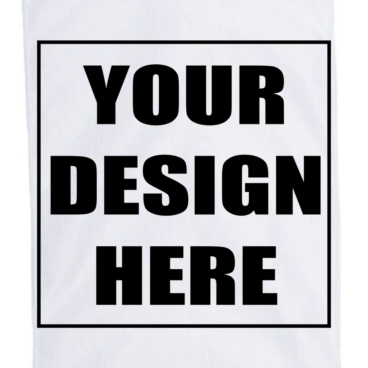 Create Your Own Custom Value Microfiber Rally Towel - Front - Close-up