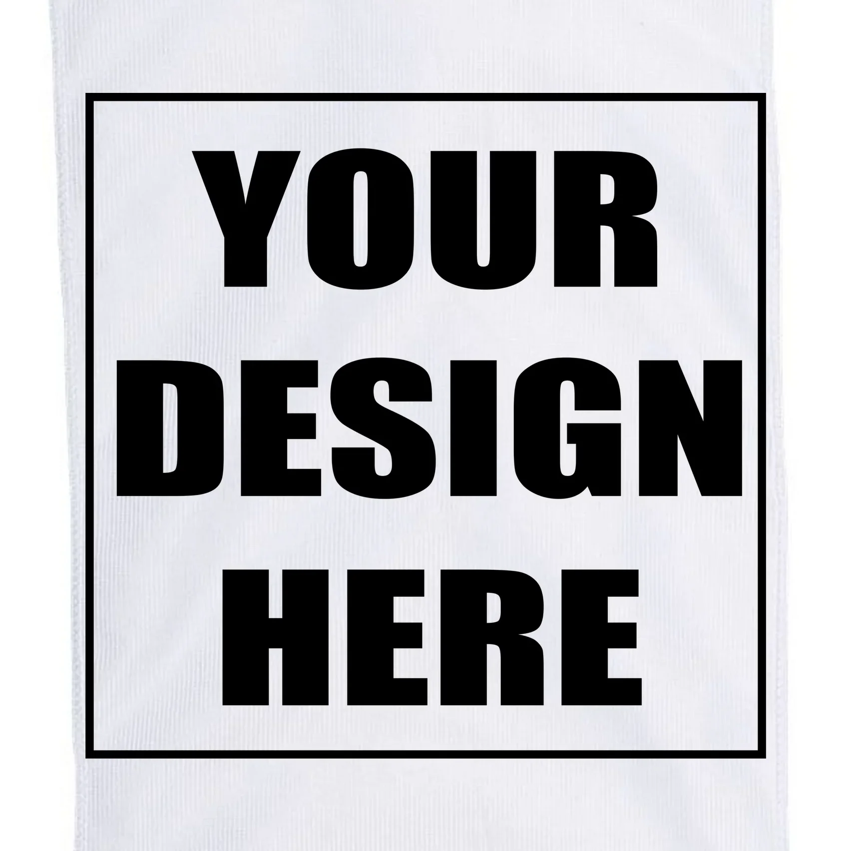 Create Your Own Custom Value Microfiber Rally Towel - Front - Close-up
