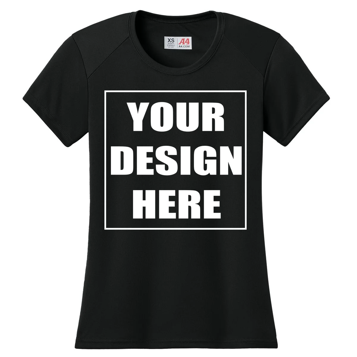 Create Your Own Custom Women's Performance T-Shirt - Front