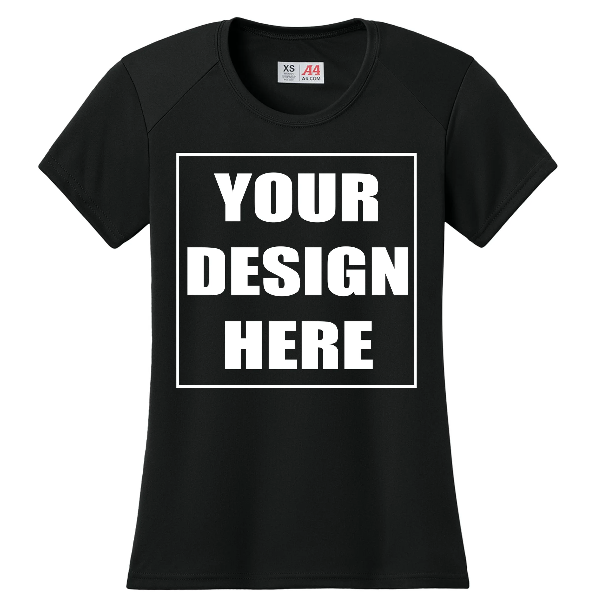Create Your Own Custom Women's Performance T-Shirt - Front