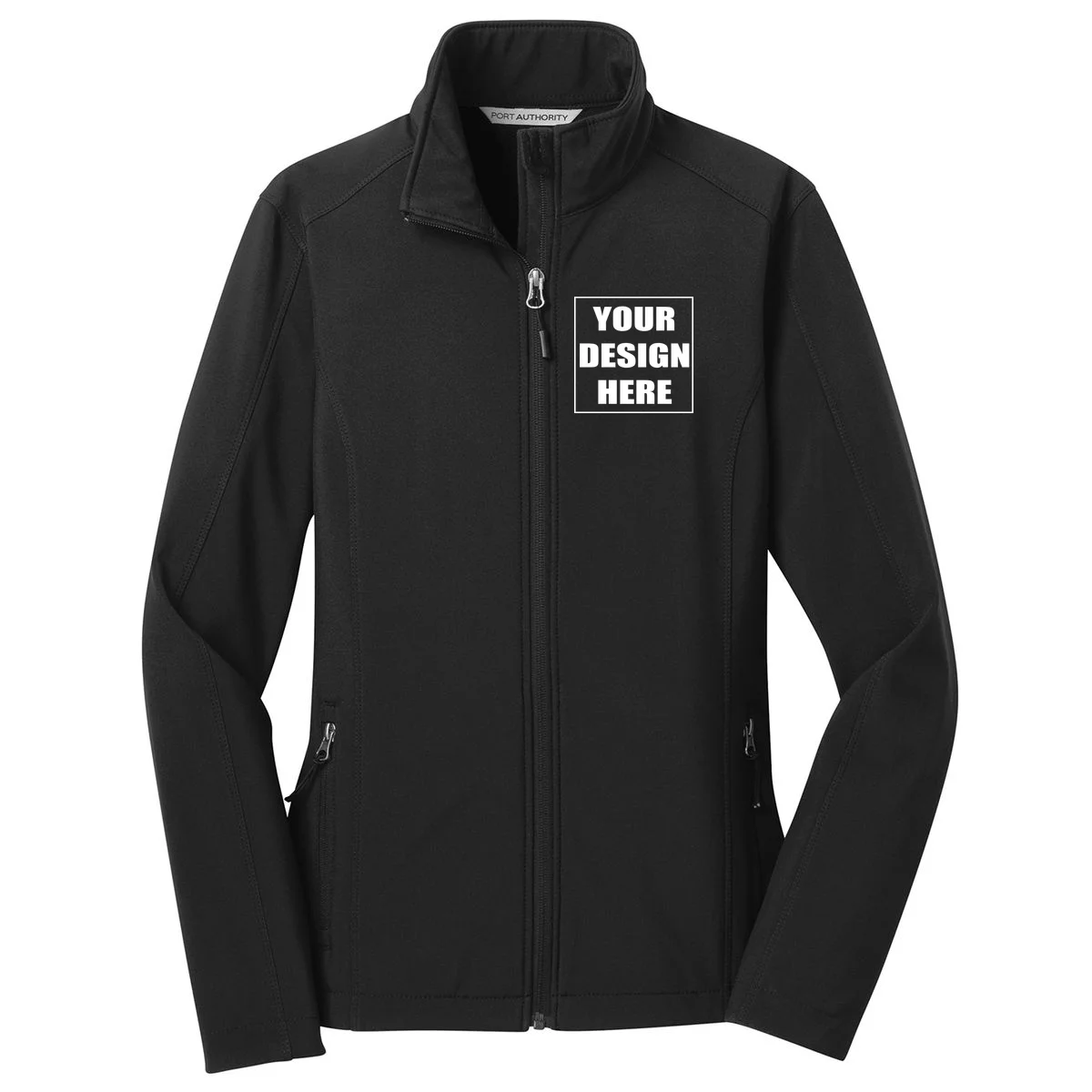 Create Your Own Custom Women's Core Soft Shell Jacket - Front