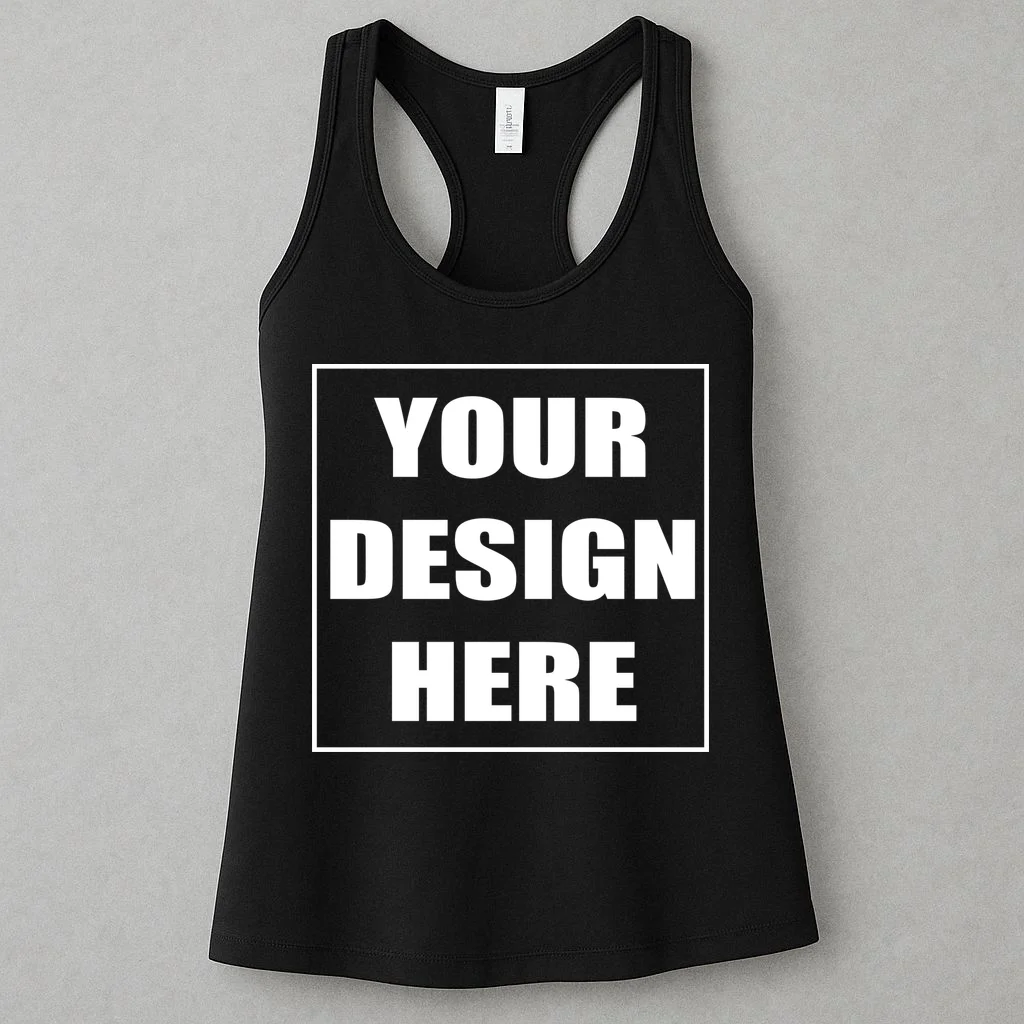 Create Your Own Custom Women's Racerback Tank - Front 2