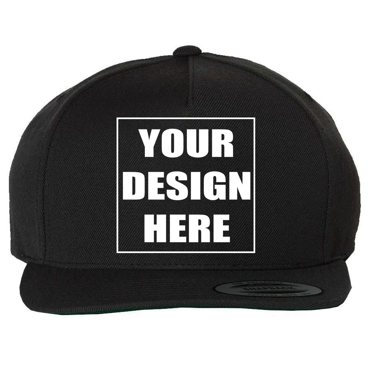 Create Your Own Custom Wool Snapback Hat - Front