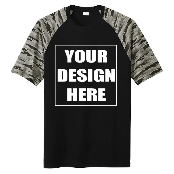 Create Your Own Custom Men's Colorblock T-Shirt Front