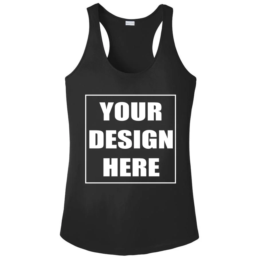 Create Your Own Custom Women's Racerback Tank Top Front
