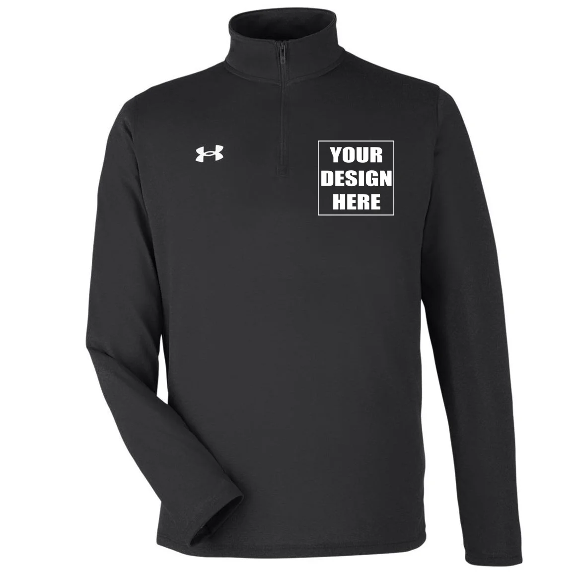 Create Your Own Custom Men's Team Tech™ Quarter-Zip Pullover Front
