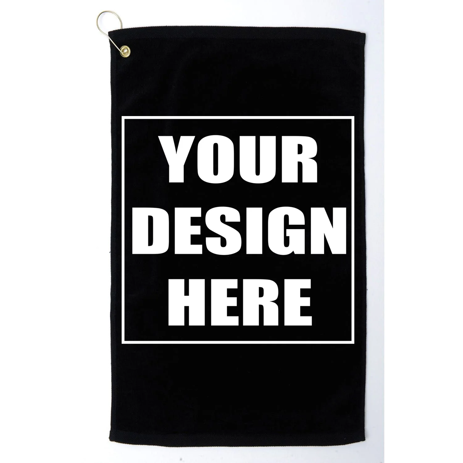Create Your Own Custom Golf Towel Front