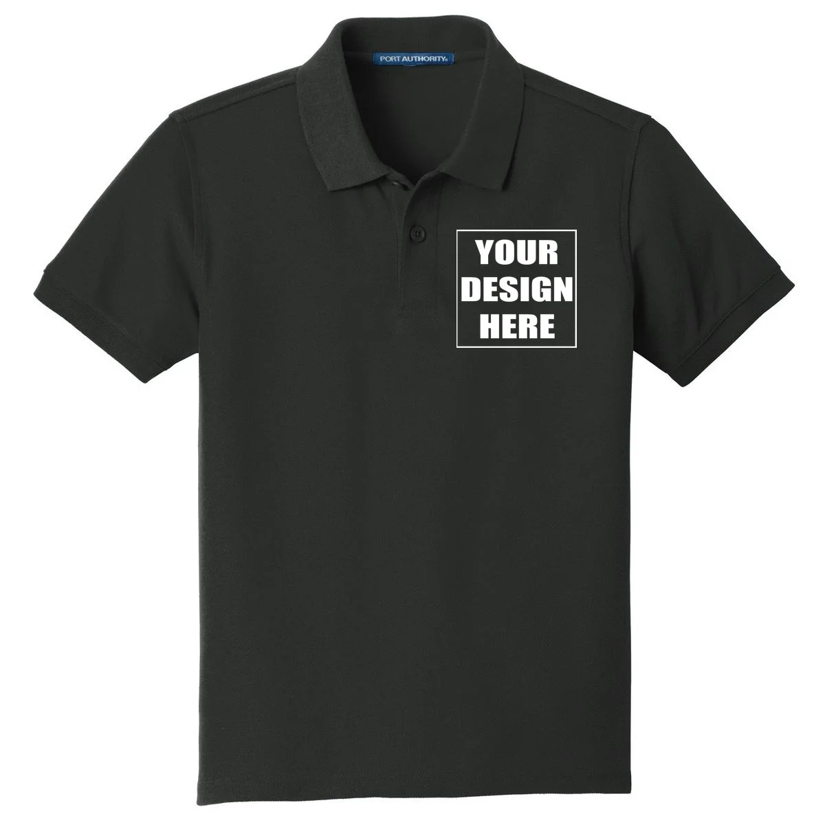 Create Your Own Custom Youth Core Classic Pique Polo Front