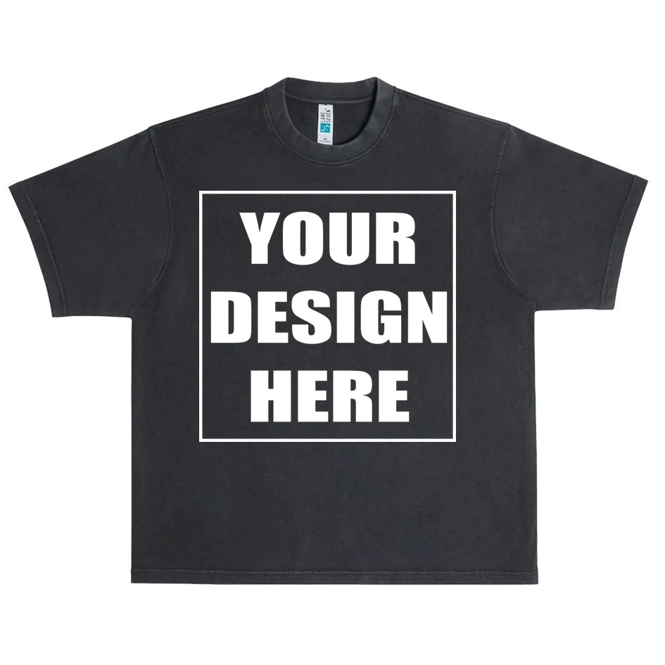 Create Your Own Custom Oversized Heavyweight Tee Front