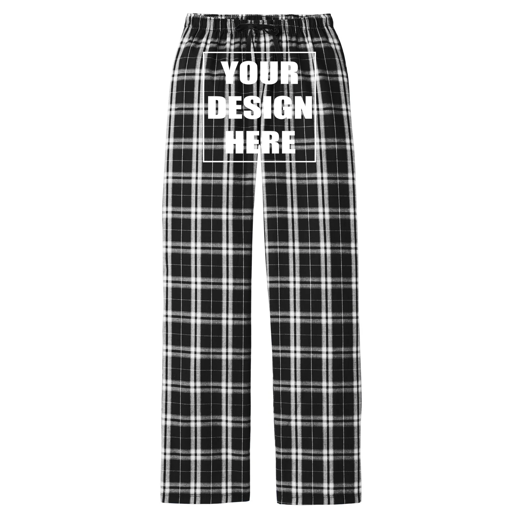 Create Your Own Custom Women's Flannel Pajamas Front