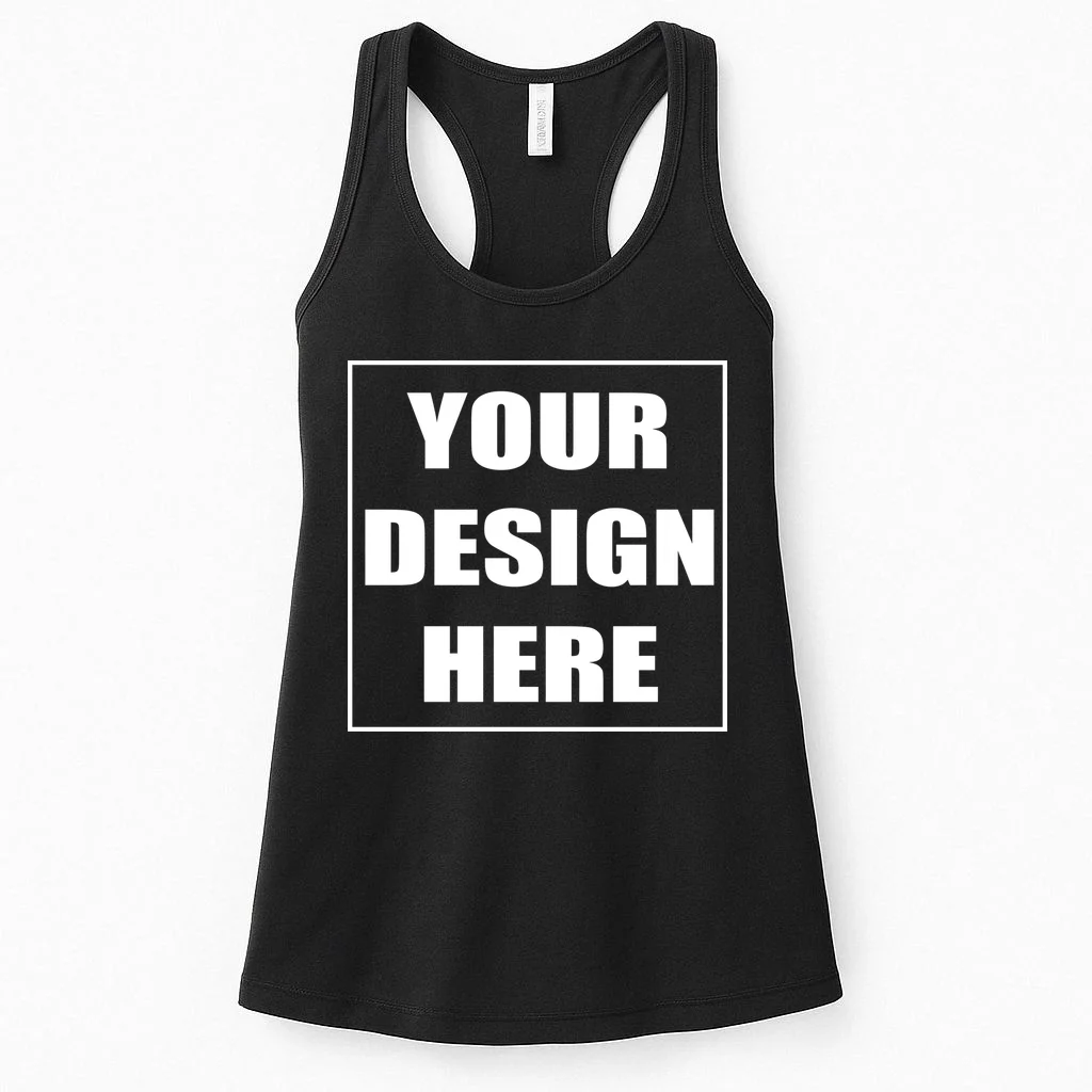 Create Your Own Custom Bella+Canvas Women's Racerback Tank Top Front