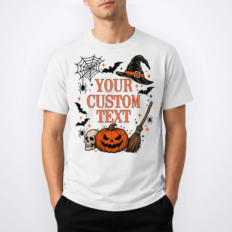 Custom Vintage Halloween Men's T-Shirt - Front 1