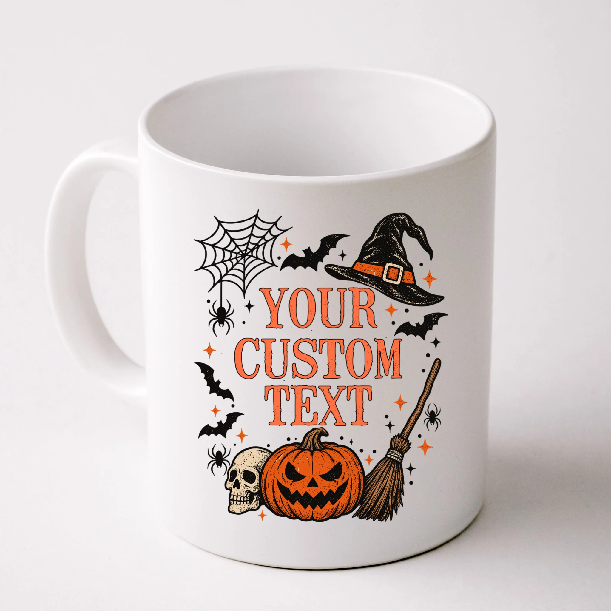 Custom Vintage Halloween Mug - Front