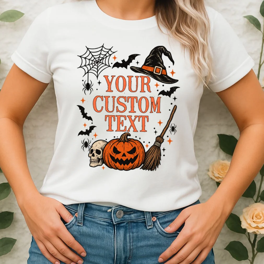 Custom Vintage Halloween Women's T-Shirt - Front 1