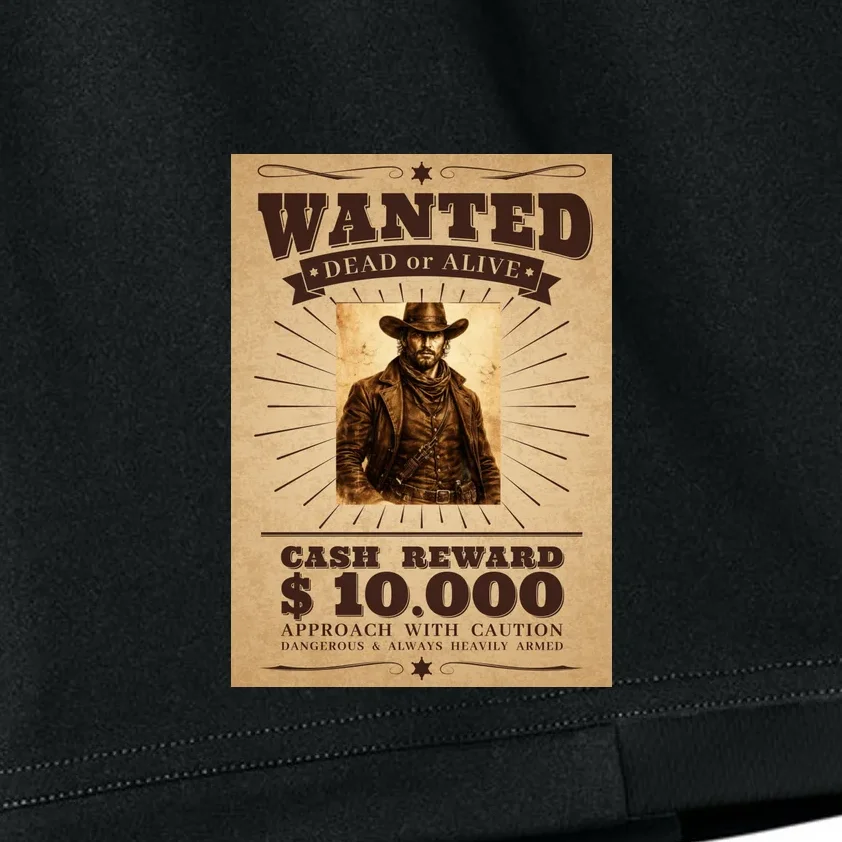 Custom Wanted Poster Photo Picture Kids Shorts - Front - Close-up