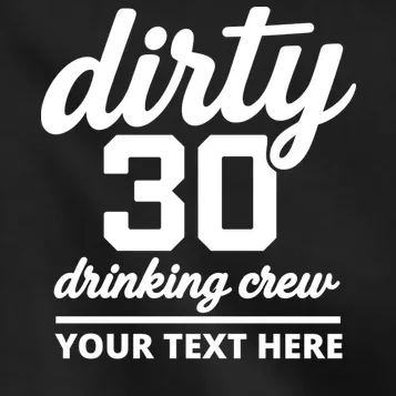 Dirty 30 Drinking Crew Customizable Birthday Kids Jacket for Party Vibes - Front - Close-up