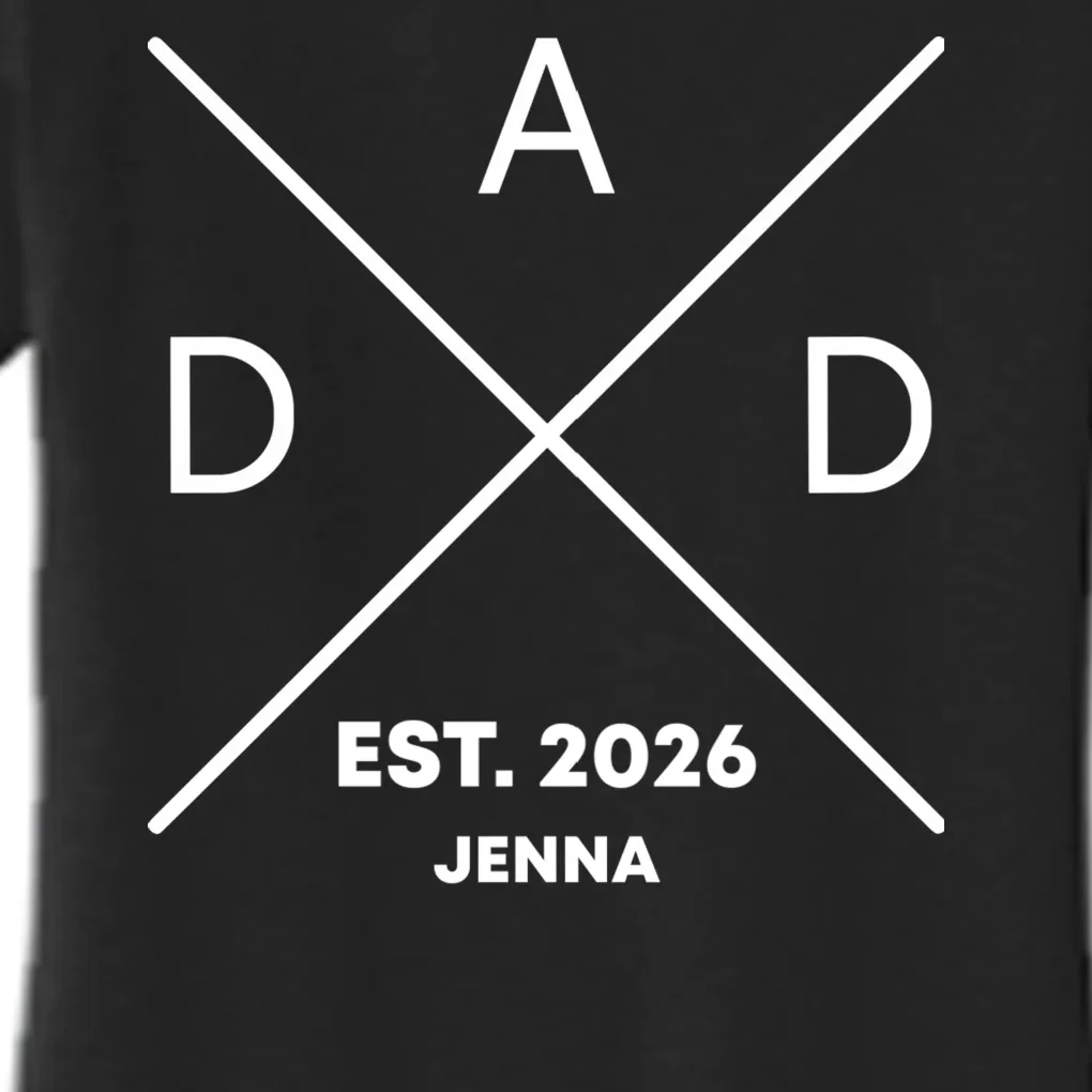 Dad Custom New Dad Fathers Day Women's Flannel Pajama Set - Front - Close-up