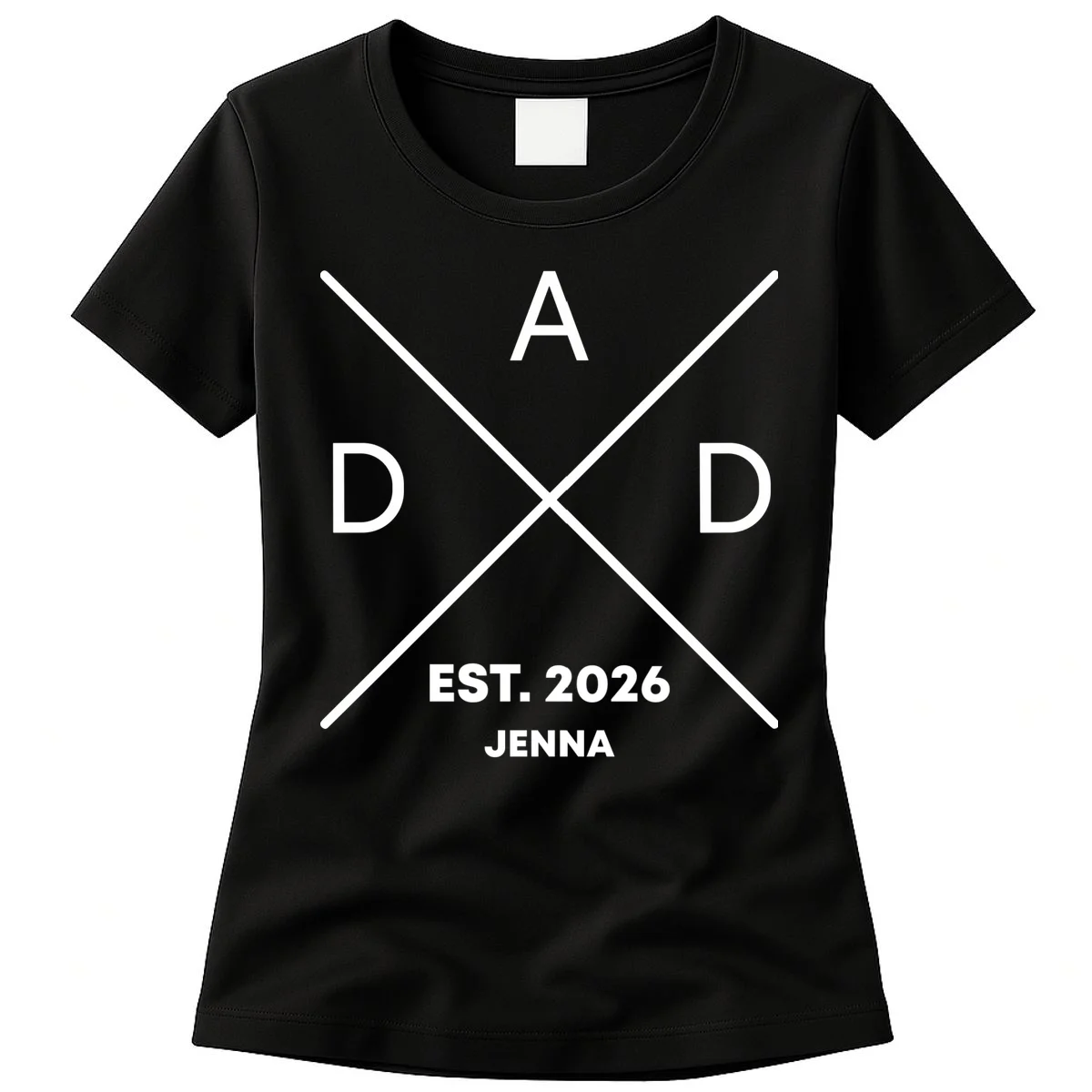 Dad Custom New Dad Fathers Day Women's T-Shirt - Front