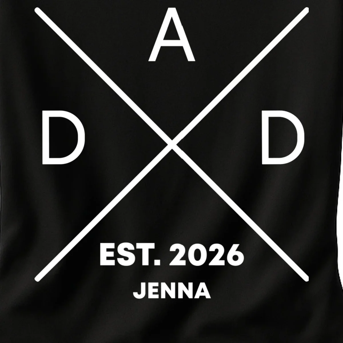 Dad Custom New Dad Fathers Day Women's T-Shirt - Front - Close-up