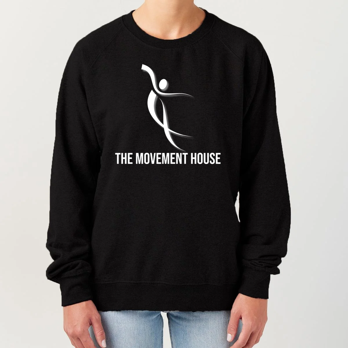 Dance Studio Name Customizable Women's Crewneck Sweatshirt - Front