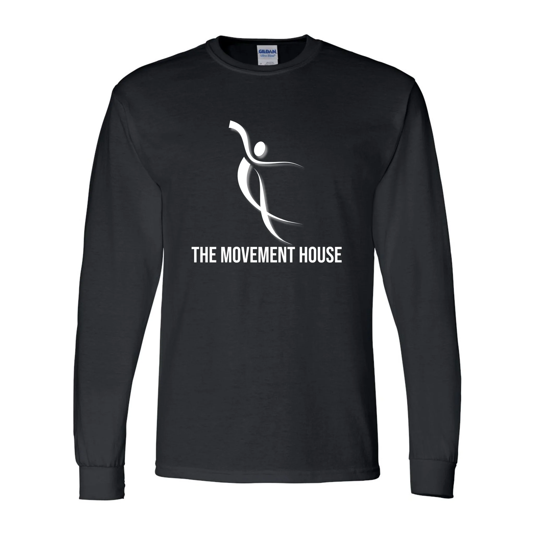Dance Studio Name Customizable Gildan Men's Long Sleeve Shirt - Front