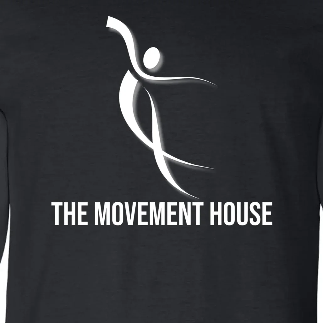 Dance Studio Name Customizable Gildan Men's Long Sleeve Shirt - Front - Close-up