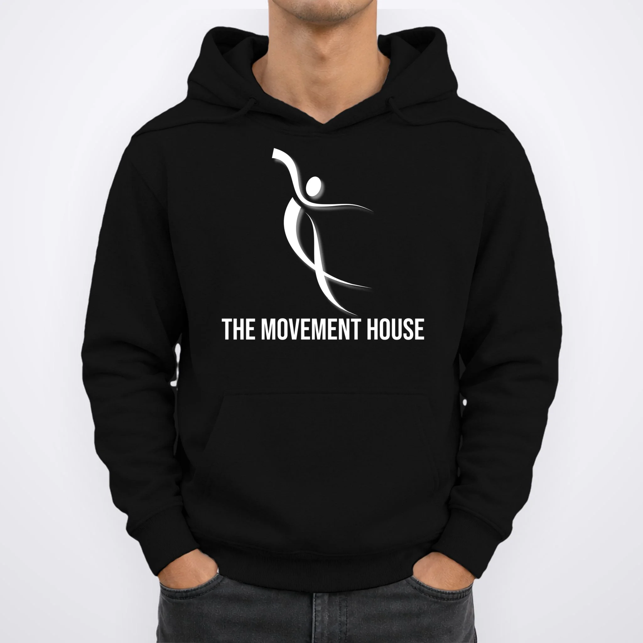 Dance Studio Name Customizable Men's Hoodie - Front 1