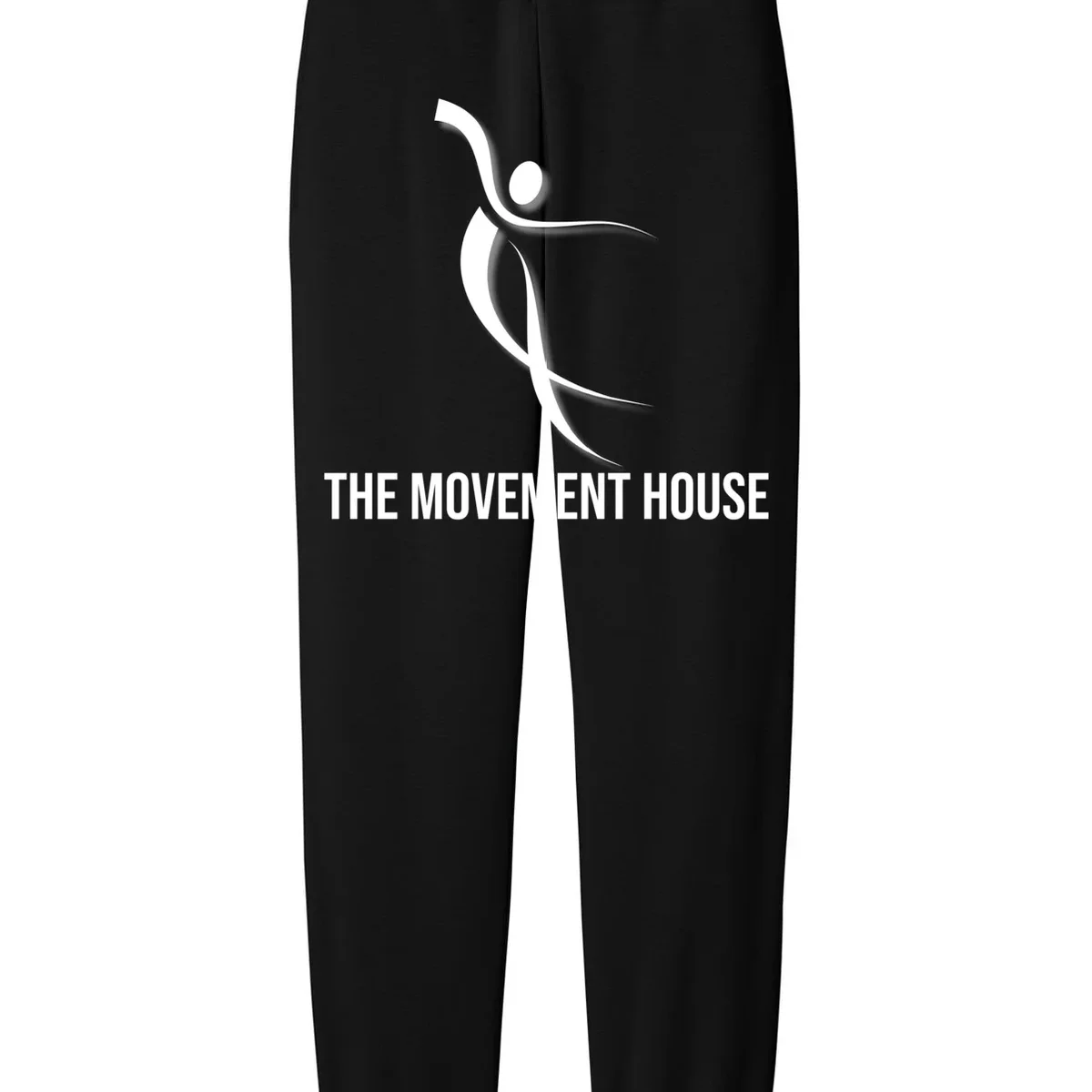 Dance Studio Name Customizable Men's Heavyweight Fleece Sweatpants - Front - Close-up