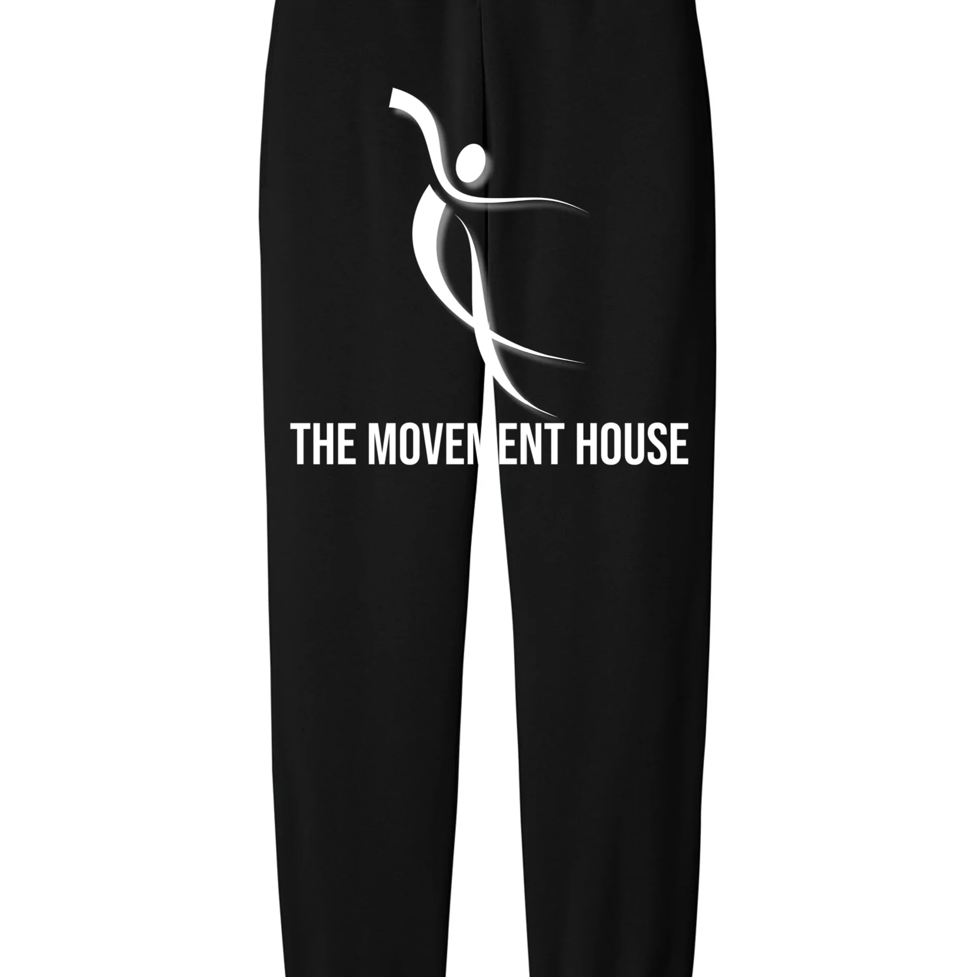 Dance Studio Name Customizable Men's Heavyweight Fleece Sweatpants - Front - Close-up