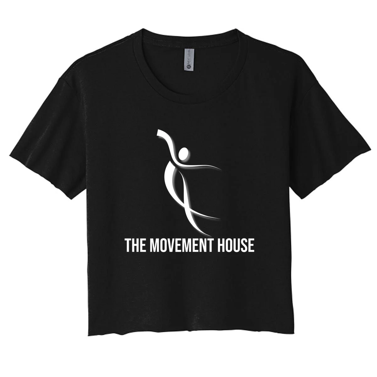Dance Studio Name Customizable Women's Crop Top T-Shirt - Front