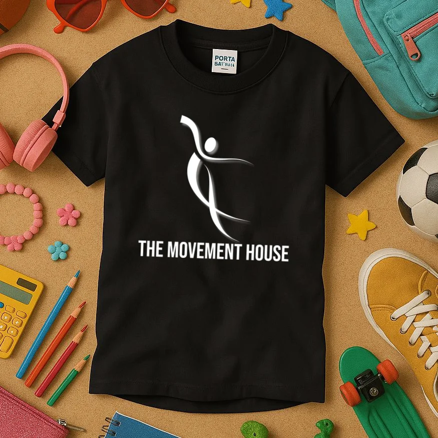 Dance Studio Name Customizable Kids T-Shirt - Front 2
